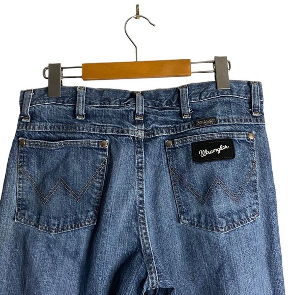 Wrangler Men's Natural Vintage Silver Edition Slim Fit Denim Jeans - Picture 5 of 6